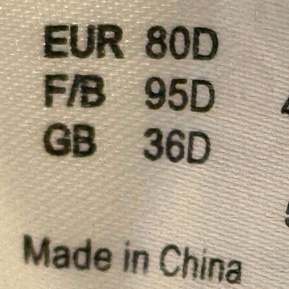 B.P.C. Lingerie bonprix collection 36D white lace underwire bra - Picture 2 of 4